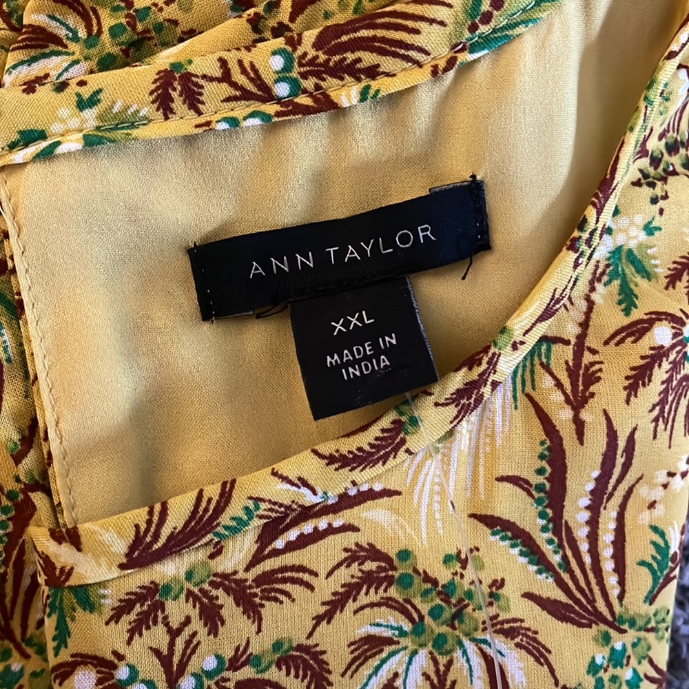 Ann Taylor Yellow Floral Maxi Dress - Picture 8 of 8